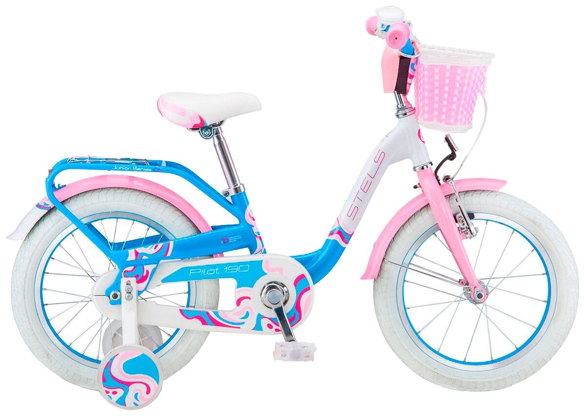 Детский велосипед STELS Pilot 190 18 V030 (2018) белый/красный/желтый 9 ...