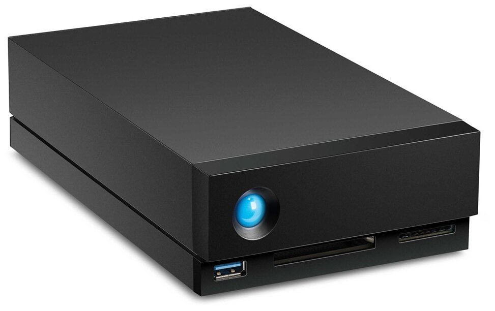 LaCie 1big Dock STHS8000800 - Festplatten-Array - 8 TB - 1 Schächte (SATA-600) - HDD 8 TB x 1 - USB 3.1, Thunderbolt 3 (extern) - mit 5 Jahre Servicevertrag für Datenwiederherstellung