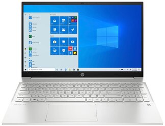 15.6" Ноутбук HP Pavilion 15-eg0065ur (1920x1080, Intel Core i3 3 ГГц, RAM 8 ГБ, SSD 256 ГБ, Win10 Home), 2X2U1EA, естественный серебристый