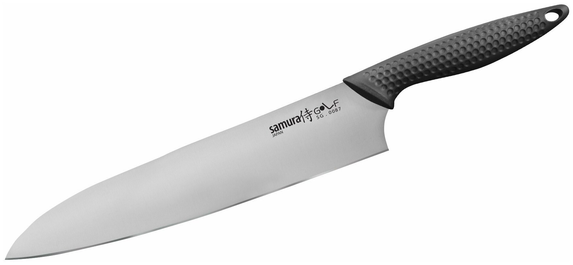 Шеф нож для нарезки мяса, рыбы, овощей и фруктов / кухонный нож / поварской нож для кухни Samura Golf 240мм SG-0087