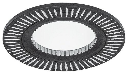 Светильник gauss Aluminium AL014, GU5.3, 50 Вт, цвет арматуры: черный