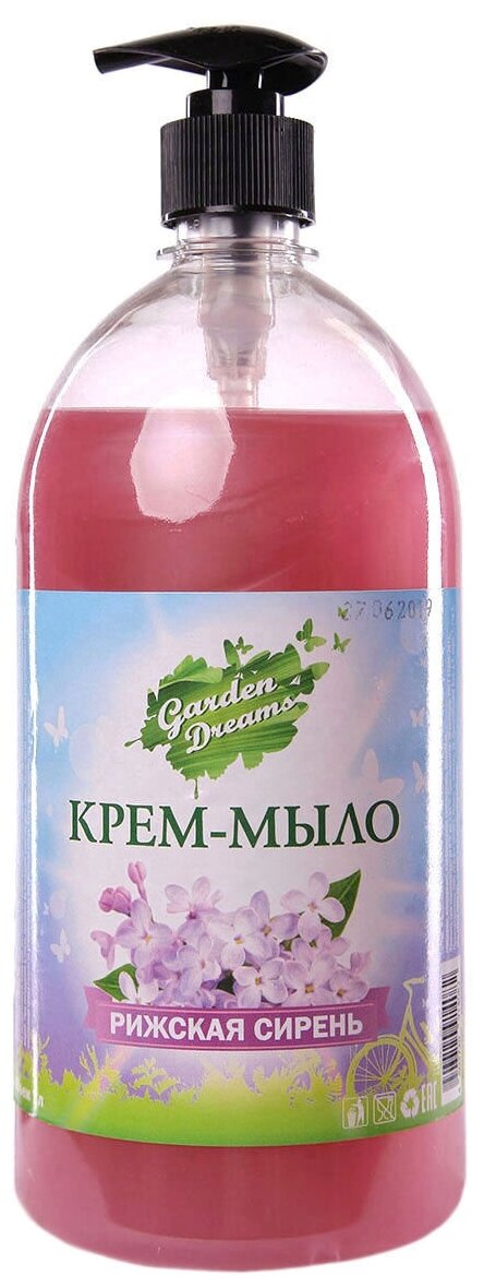 Жидкое кр-мыло ТБХ "Garden Dreams" 1000мл. Рижская Сирень доз *3/12 00085201