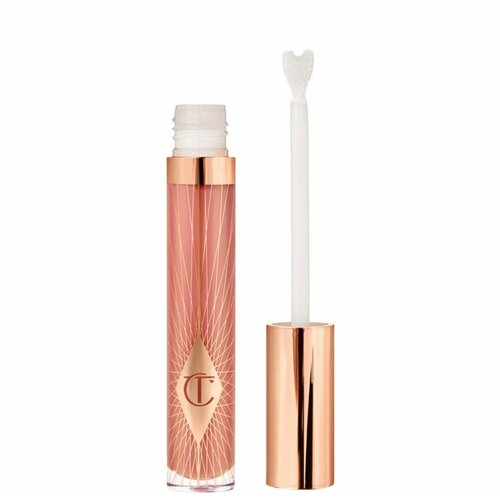 Блеск для губ Charlotte Tilbury Collagen Lip Bath в оттенке Pillow Talk, мини-формат 2,6г