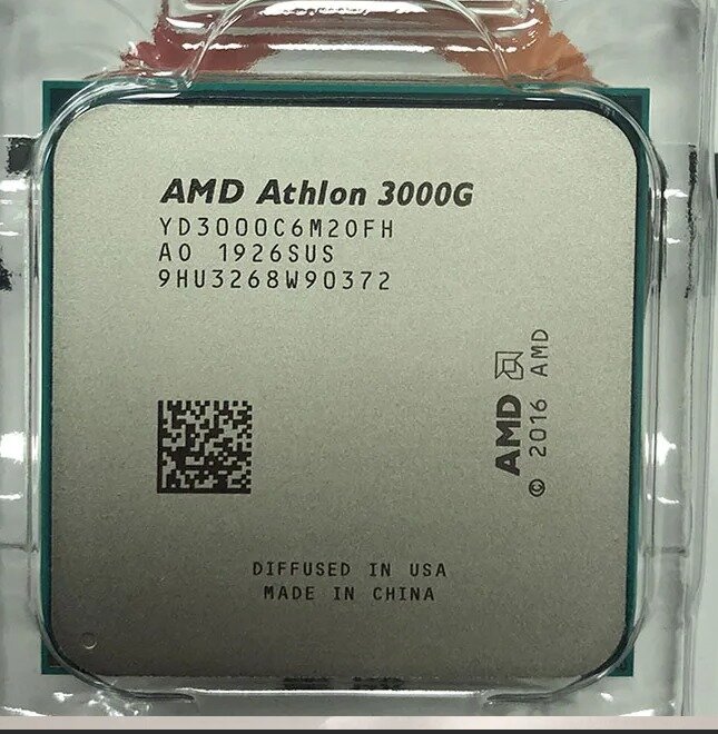 Процессор AMD Athlon 3000G (YD3000C6M2OFB) OEM - фото №9
