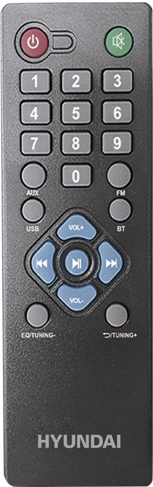 Минисистема HYUNDAI H-MS1404 черный 30Вт FM USB BT SD — фото 4