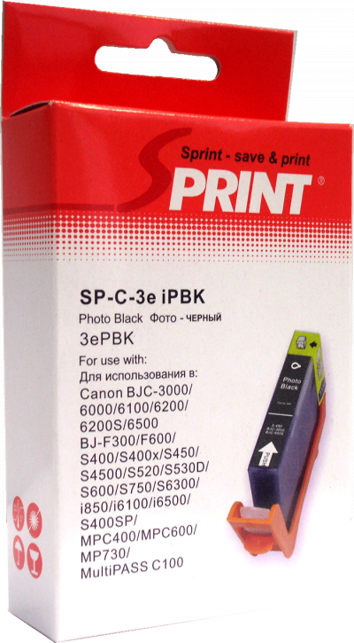 Картридж Sprint SP-C-3eiPBk BCI для Canon совместимый