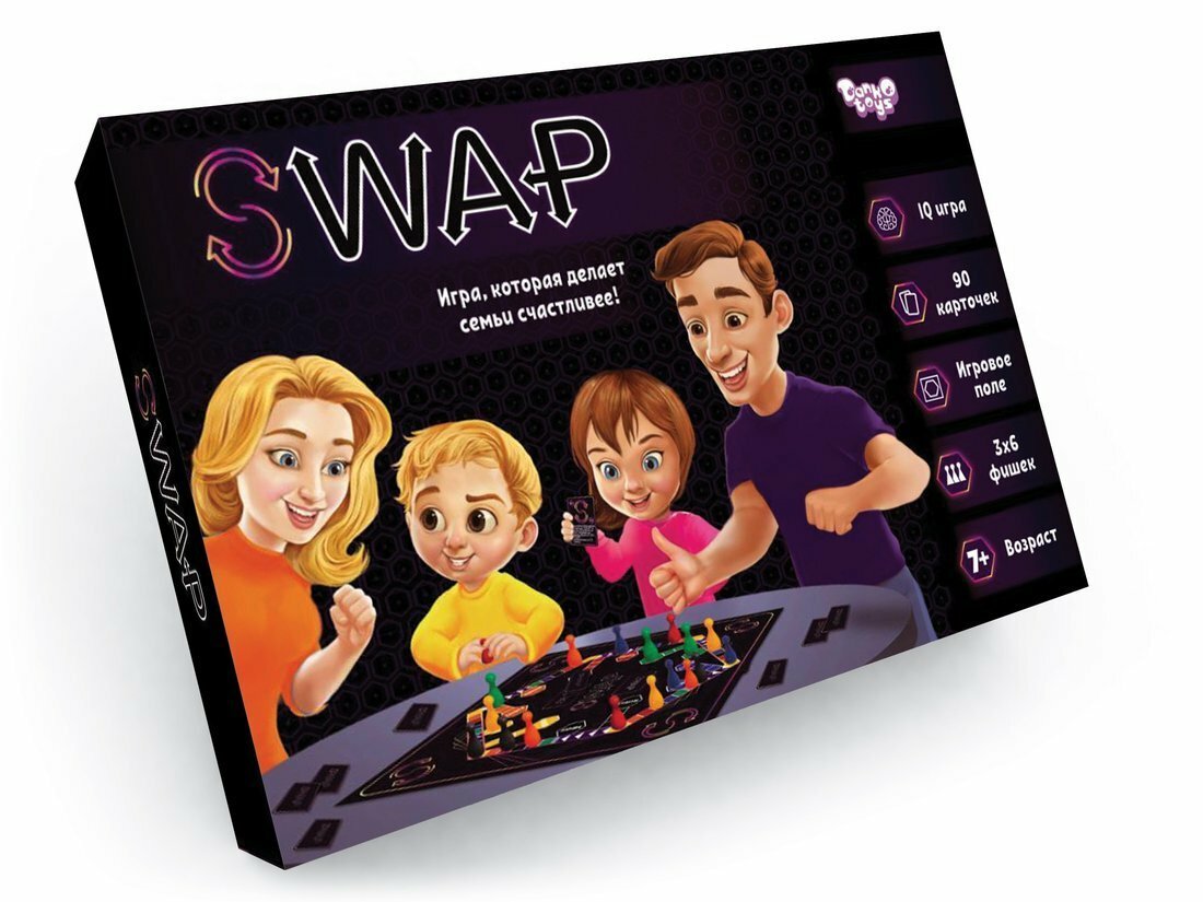 Настольная игра Danko Toys SWAP G-Swap-01-01 - фото №4