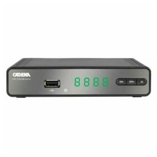 Ресивер DVB-T2 Cadena CDT-2351SB черный