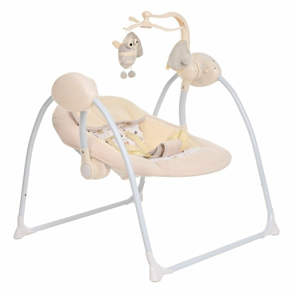 фото Электрокачели детские с пультом Pituso Marbella