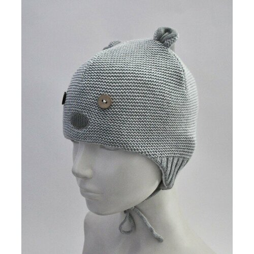 фото Шапка broel, размер 43-45, серый