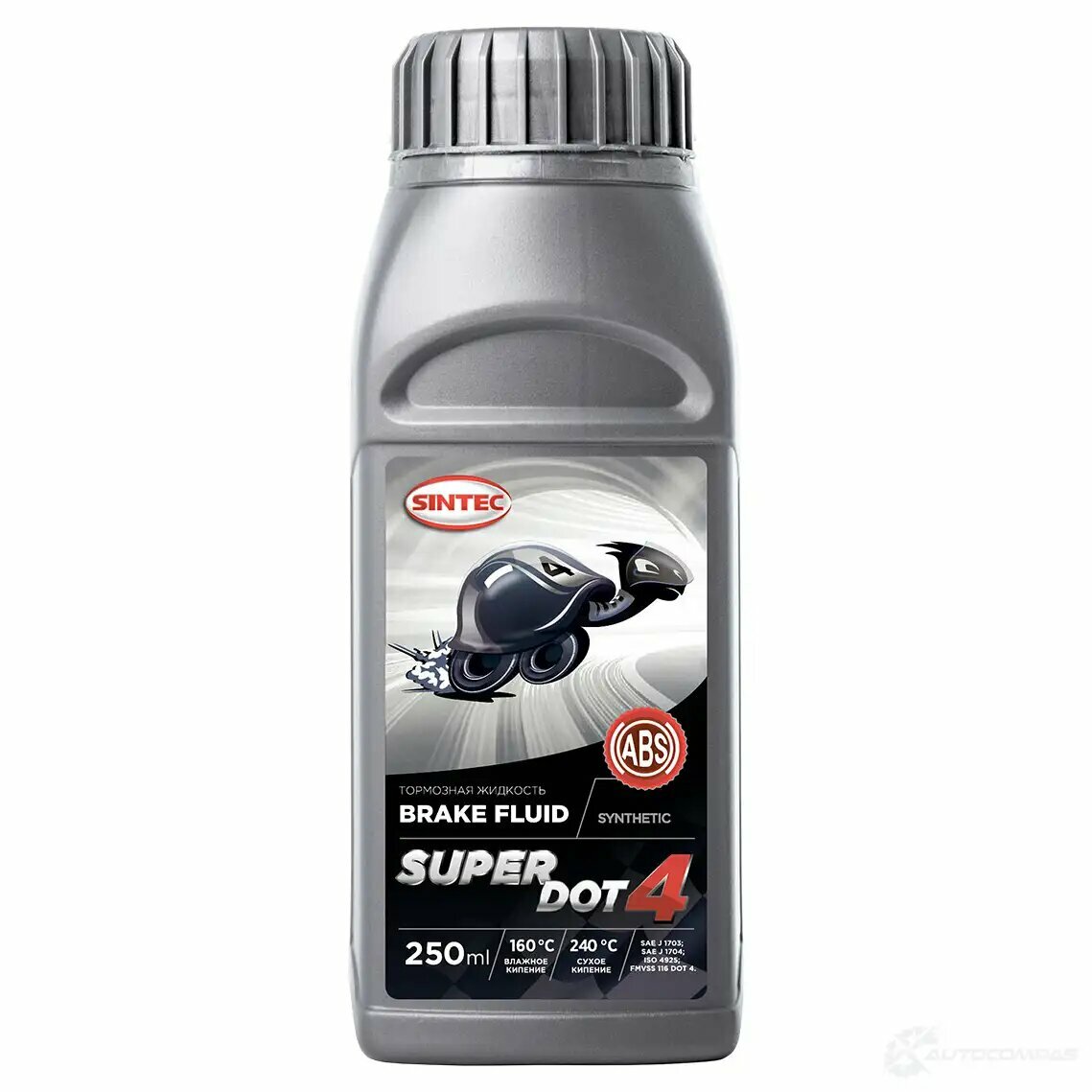 Жидкость тормозная Sintec Super DOT4 250 гр 990242 Sintec 990242