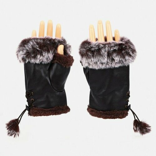 фото Перчатки , размер 7, коричневый made in china