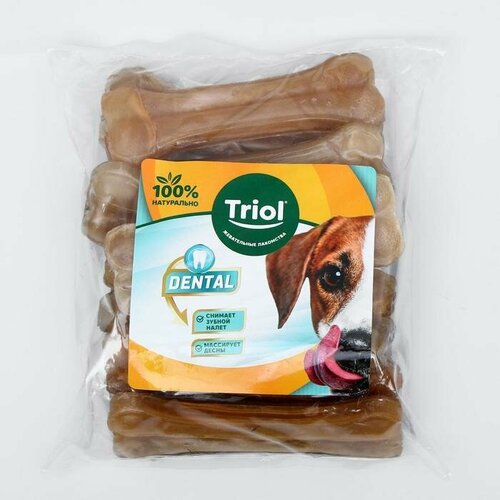 Кость из жил DENTAL для собак 125 см 50-55 г 10 шт 2820₽