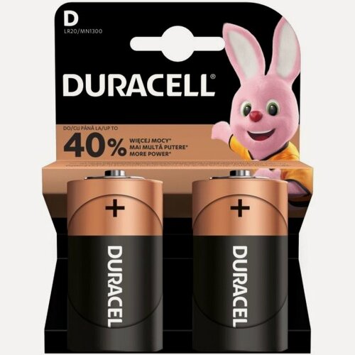 Изображение товара Элемент питания Duracell Basic LR20-2BL D бл 2