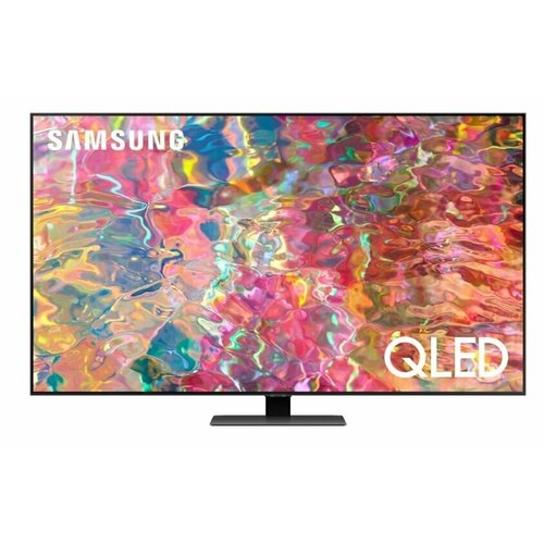 55 Телевизор Samsung QE55Q80AAU QLED HDR LED черненое серебро 12489000₽