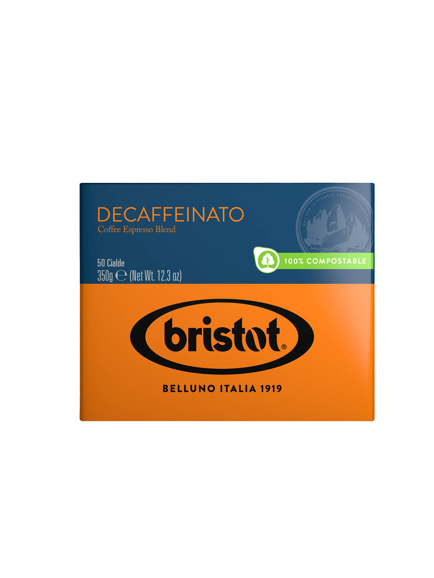 Кофе в чалдах E.S.E. для эспрессо Bristot Decaffeinato 50 шт (50шт)