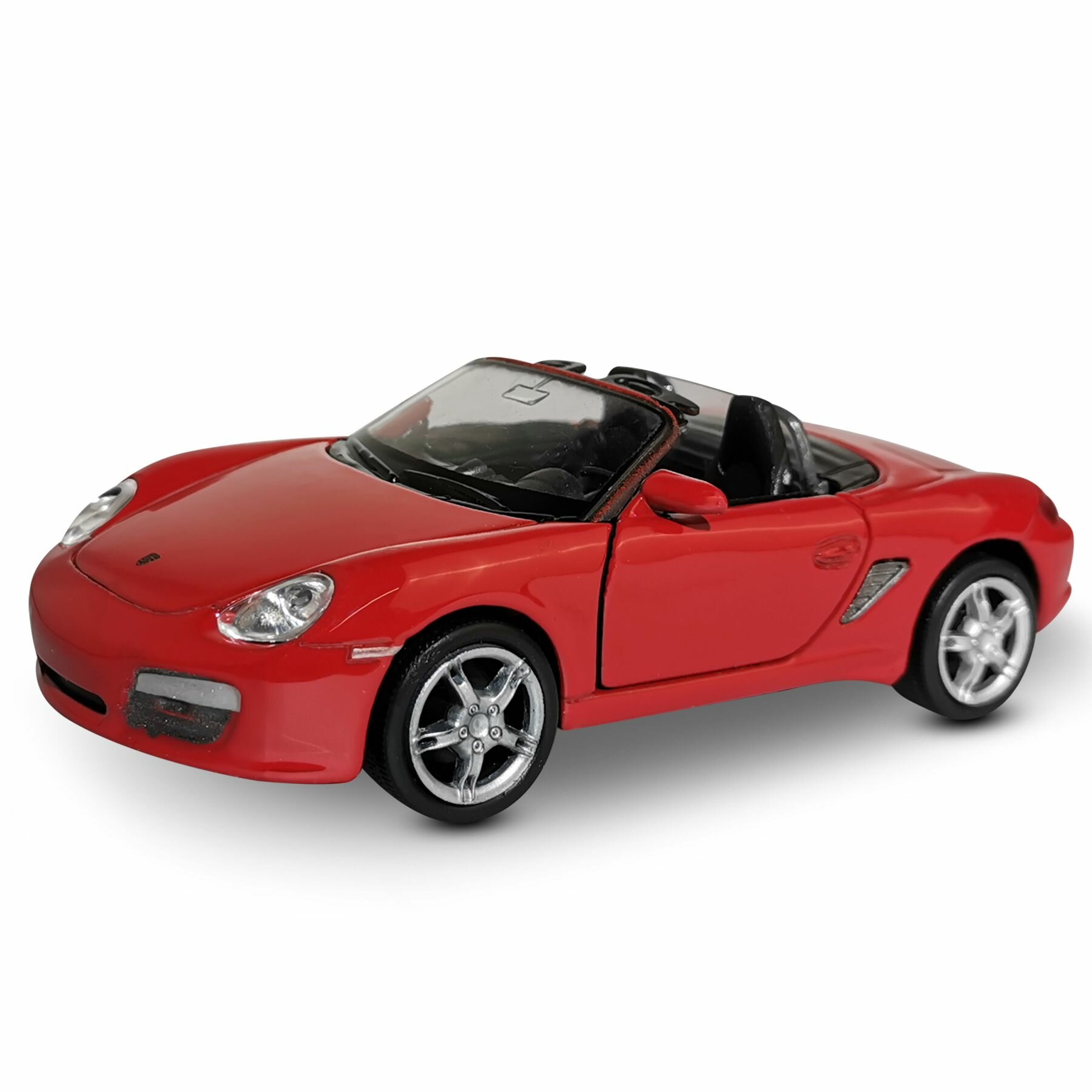 Машинка WELLY PORSCHE BOXSTER S Красный / модель машины 1:38 с пружинным механизмом