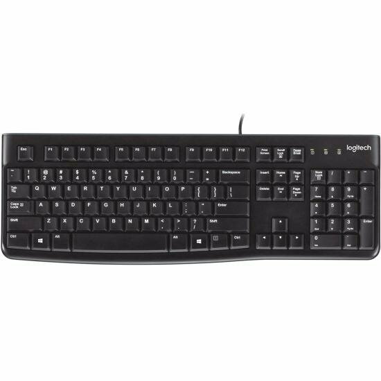Клавиатура Logitech K120 USB, Black