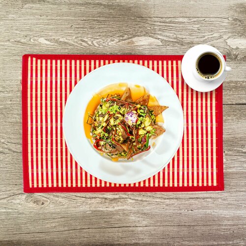 Салфетка для сервировки Салфетка бамбуковая цвет красный 344₽