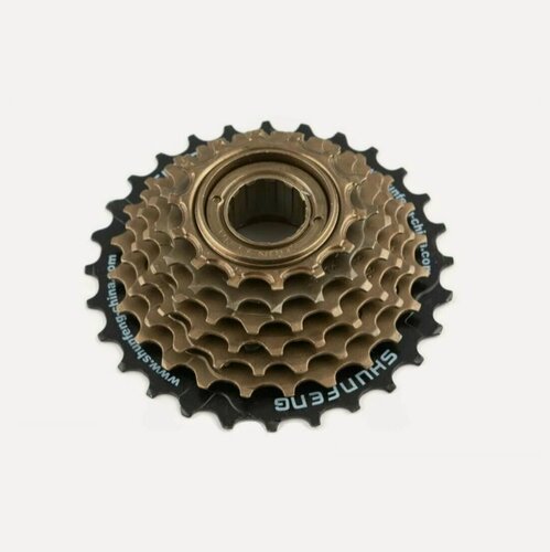Изображение товара Трещотка Shunfeng 7 скоростей (звезд). Кол-во зубьев 14-28T Анодированная сталь. ORiGiNAL ЕМ упаковка