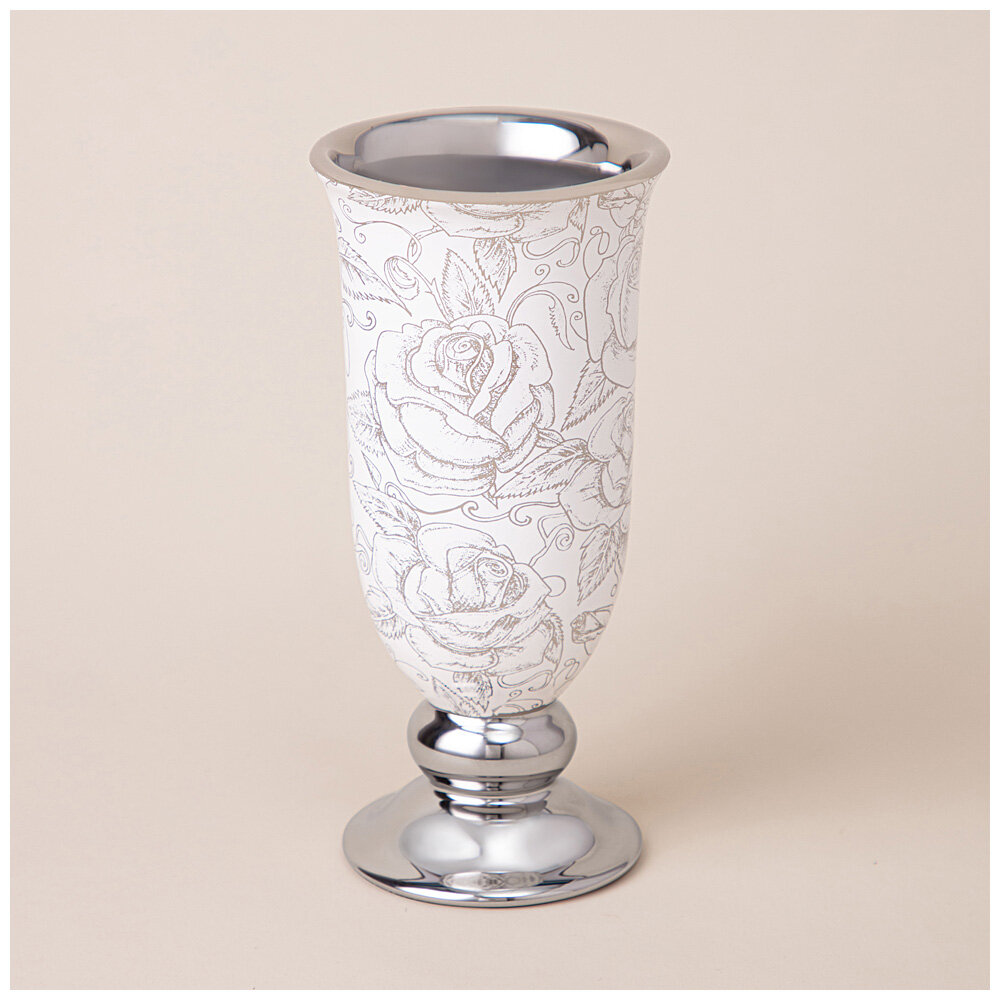 фото Ваза декоративная на ножке 20 см Lefard (196618)