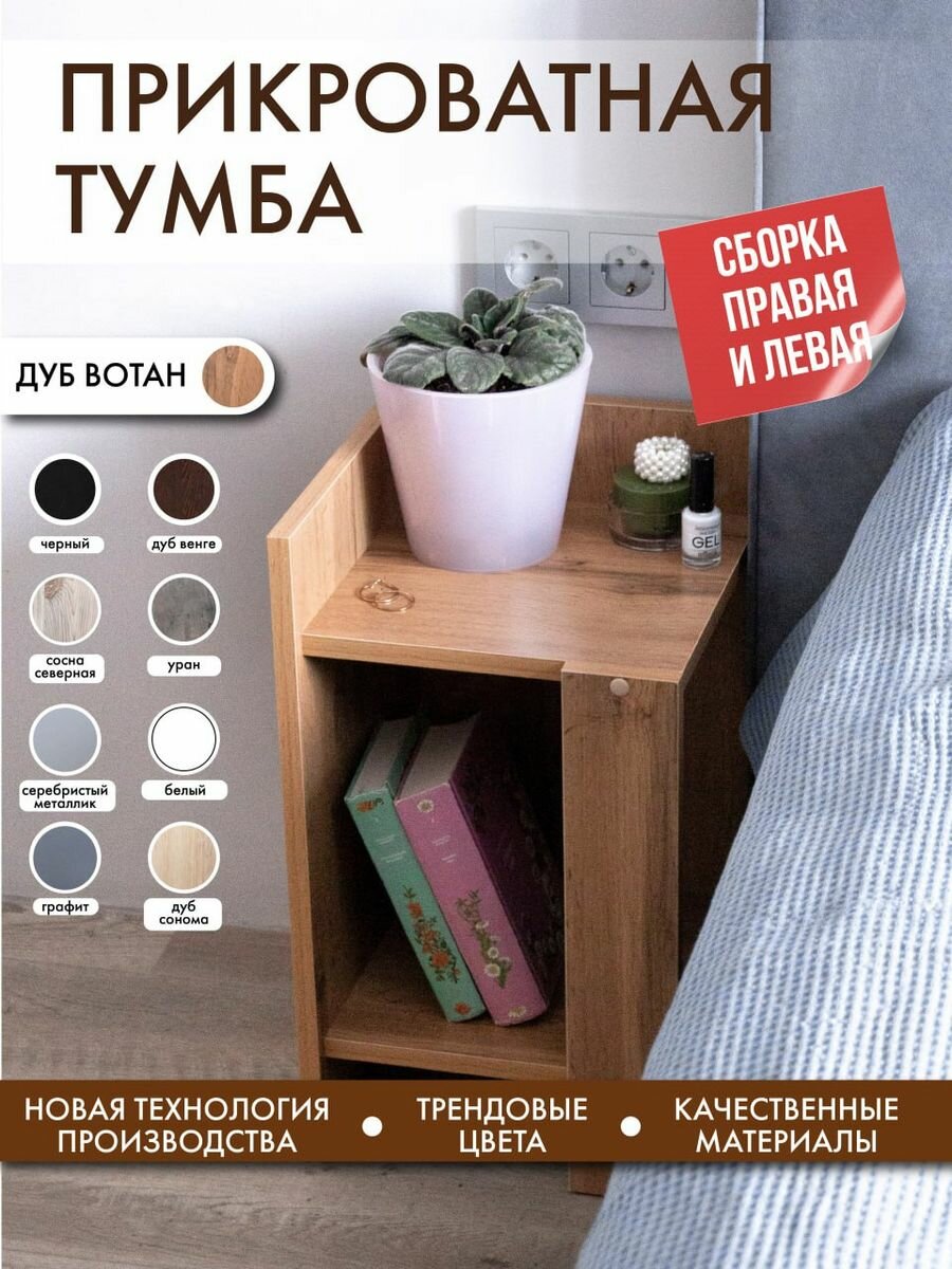 Тумба Alubalu ЛДСП угловая напольная цвет дуб 30 х 27 х 50 см