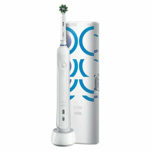Электрическая зубная щетка Oral-B Pro 1 750 White mit Reiseetui Design Edition D165131UX 599000₽