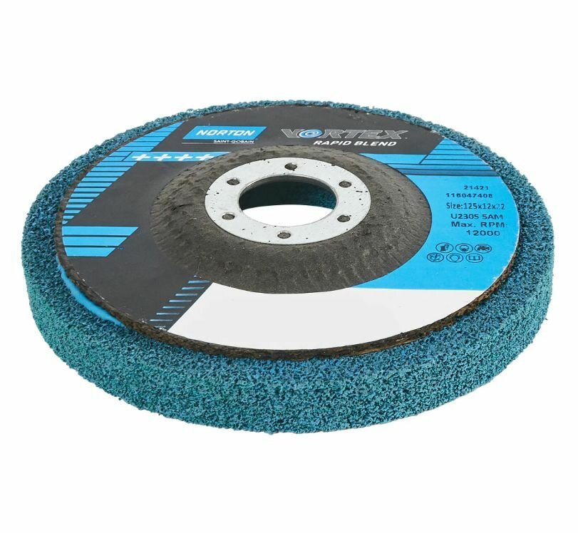 Диск зачистной по нержавеющей стали Norton Rapid Prep 125x22.2 мм