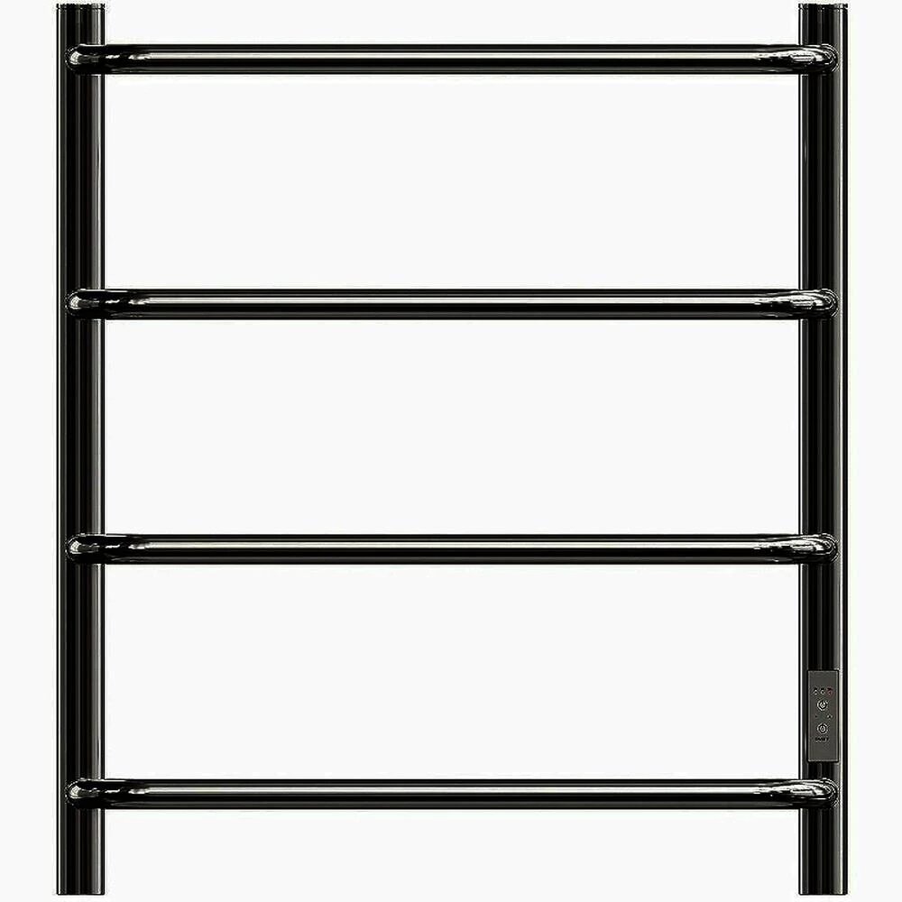 Полотенцесушитель электрический Point п4 400x600 диммер справа, черный pn08846b