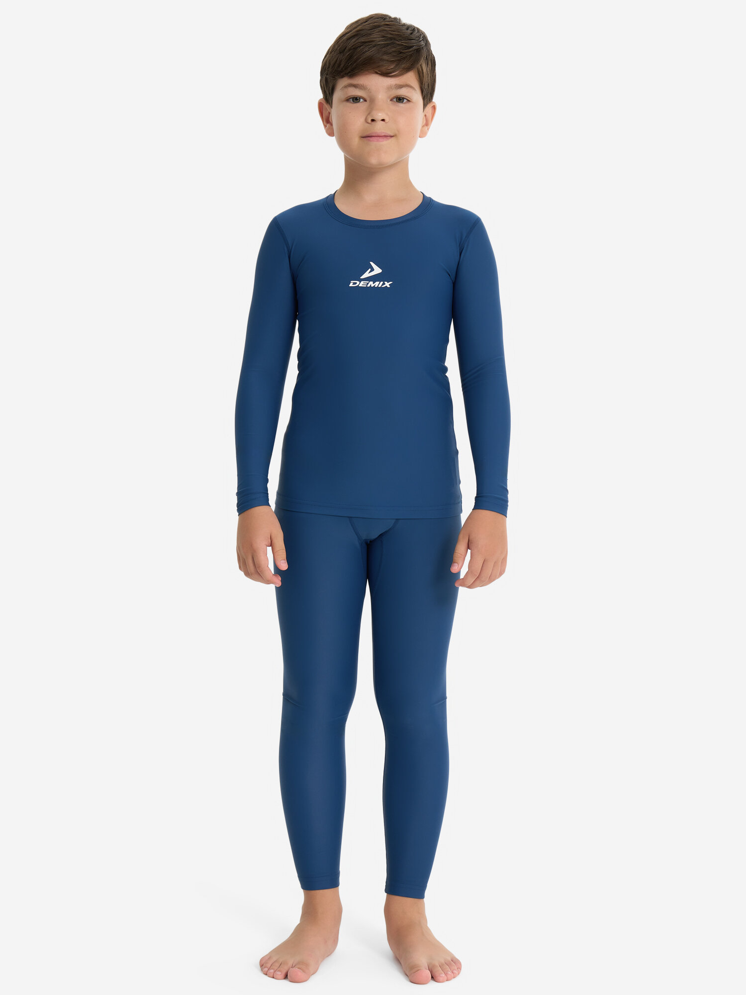 Тайтсы Demix, размер 158-164, синий — фото 1