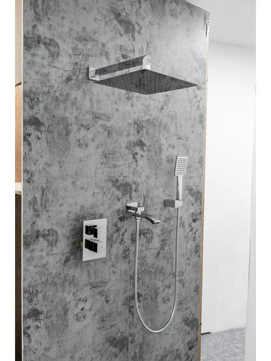 Душевая система Gappo G7107-40 встраиваемая, латунь, хромированный — фото 1