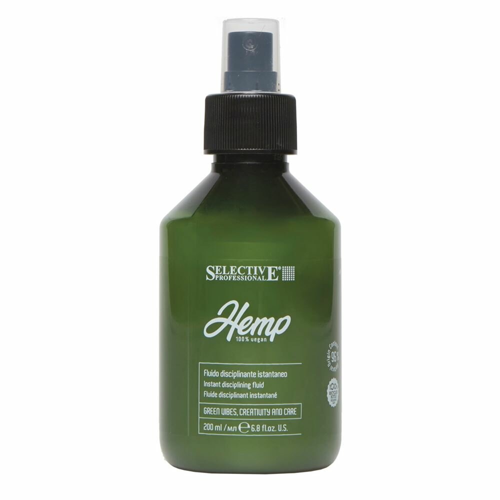 Флюид Selective Professional Hemp Hemp Fluid, Флюид для мгновенного кондиционирования и дисциплинирования, 200 мл