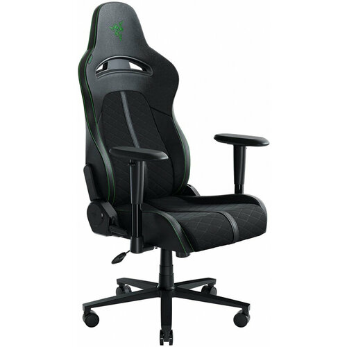Кресло игровое Razer Enki X (RZ38-03880100-R3G1), черный/зеленый искусственная кожа крестовина пласт