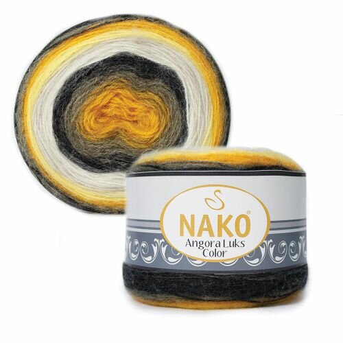 Пряжа Angora Luks Color Nako (81908), 150г, 810м, 80% акрил, 15% шерсть, 5% мохер (1 шт.)