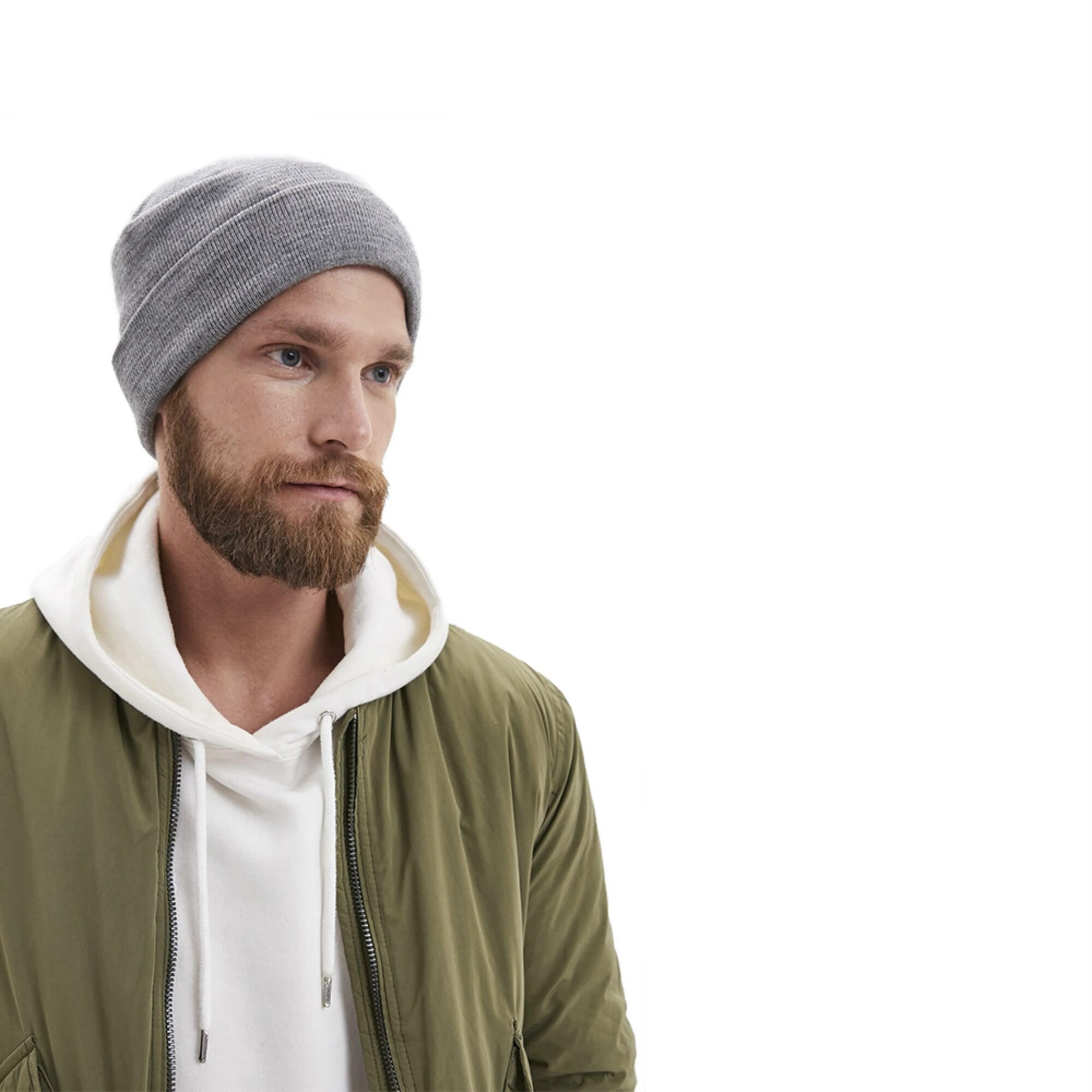 Шапка-бини BASK Watch Cap для мужчин, размер 42/50, серый — фото 1