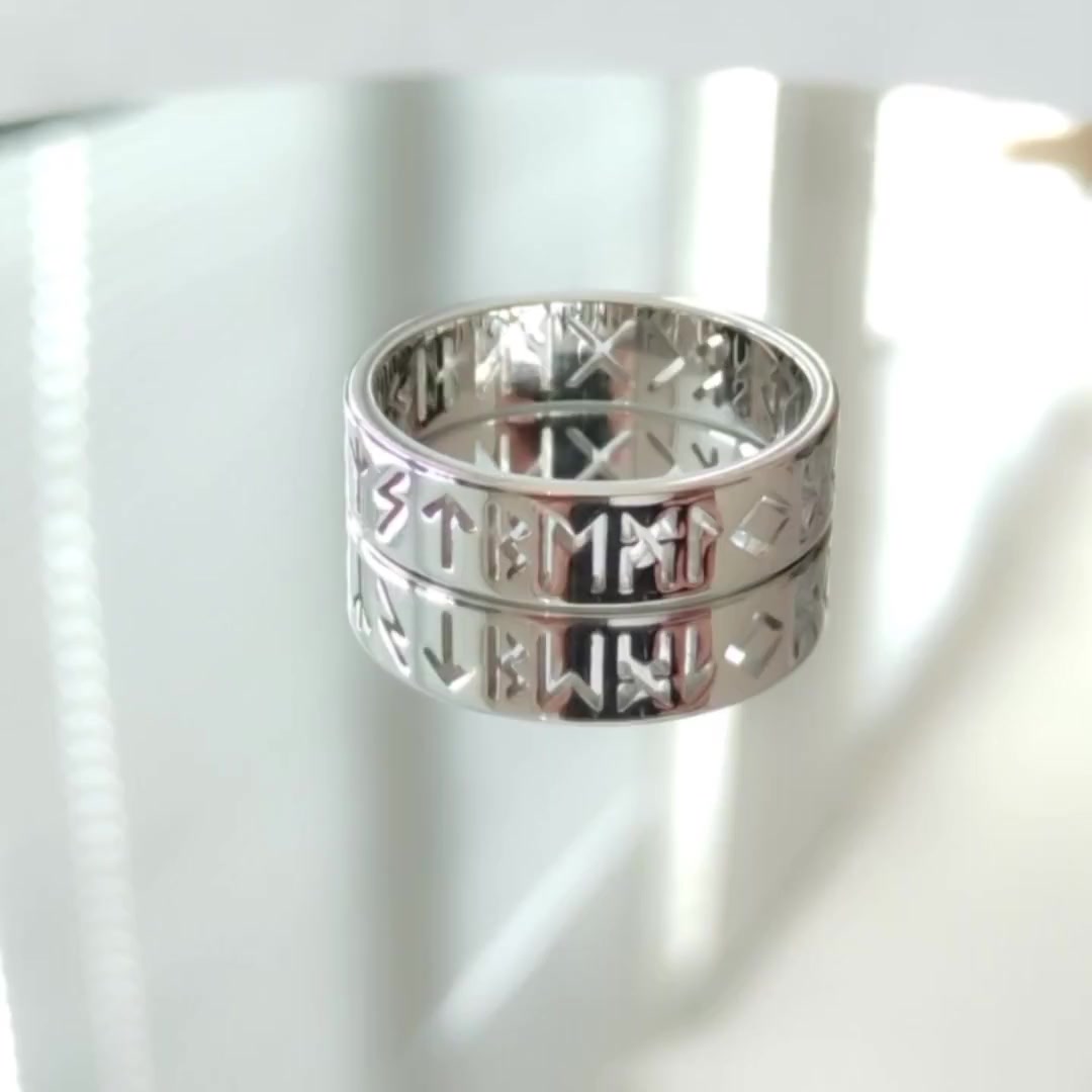 Кольцо-кулон, размер 17, серебристый — фото 1