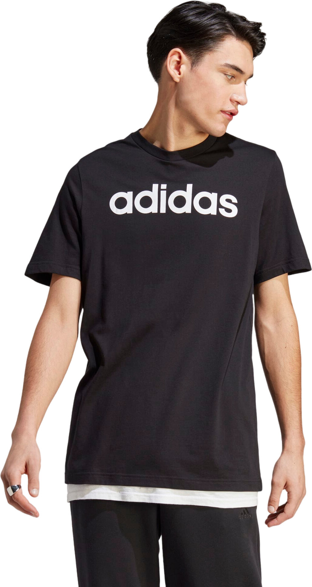 Футболка adidas Essentials Single Jersey Linear Embroidered Logo T-Shirt