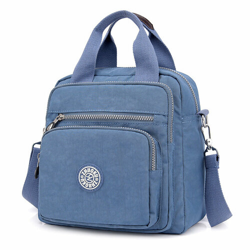 Рюкзак Zhuo Cool, полиэстер, женский, монохромный, дымчато-серый