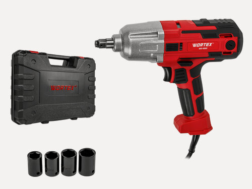 Изображение товара Гайковерт ударный сетевой WORTEX WR 4560 в кейсе, 450 Вт, 2800 об/мин (1335689)