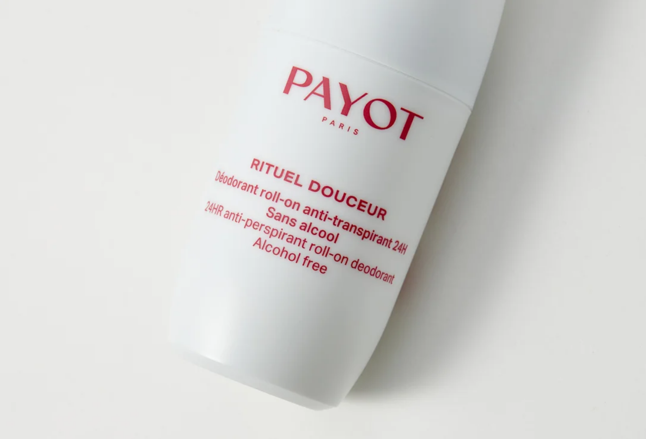 Payot Rituel Douceur Дезодорант антиперспирант женский шариковый 24 часа действия от пота и запаха, без спирта, 75 мл — фото 1