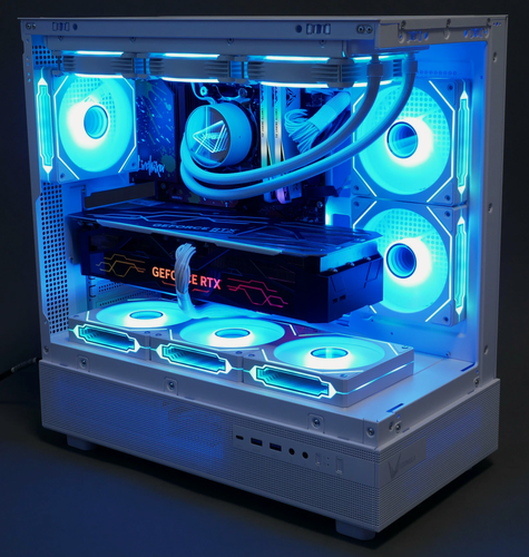 Изображение товара Мощный игровой компьютер ASUS X299 Core i9 10900 12ядер/RTX4070Ti SUPER 16Gb/32ГБ DDR4/ 1500гб SSD/ 800Вт/Win 11 Pro