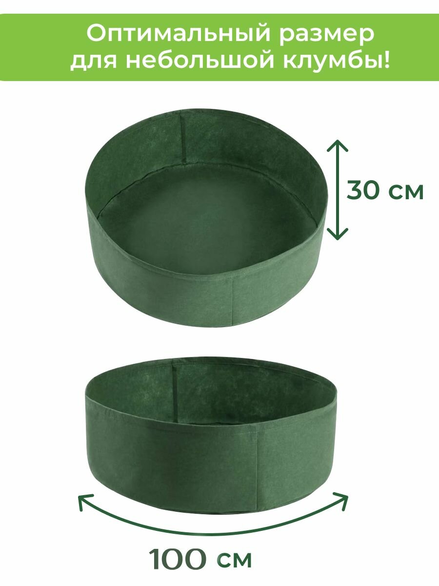 Текстильная клумба для сада и огорода Быстрая грядка d100см(235л) — фото 1