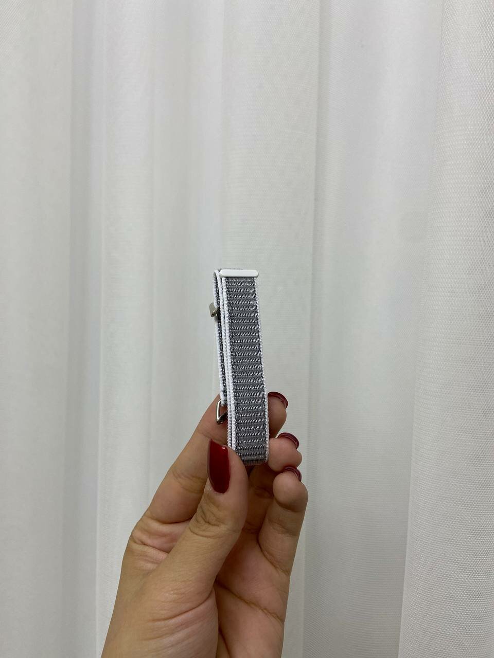 Ремешок для умных часов Xiaomi Mi Band 8/9 nike, тканевый, нейлоновый , Серый