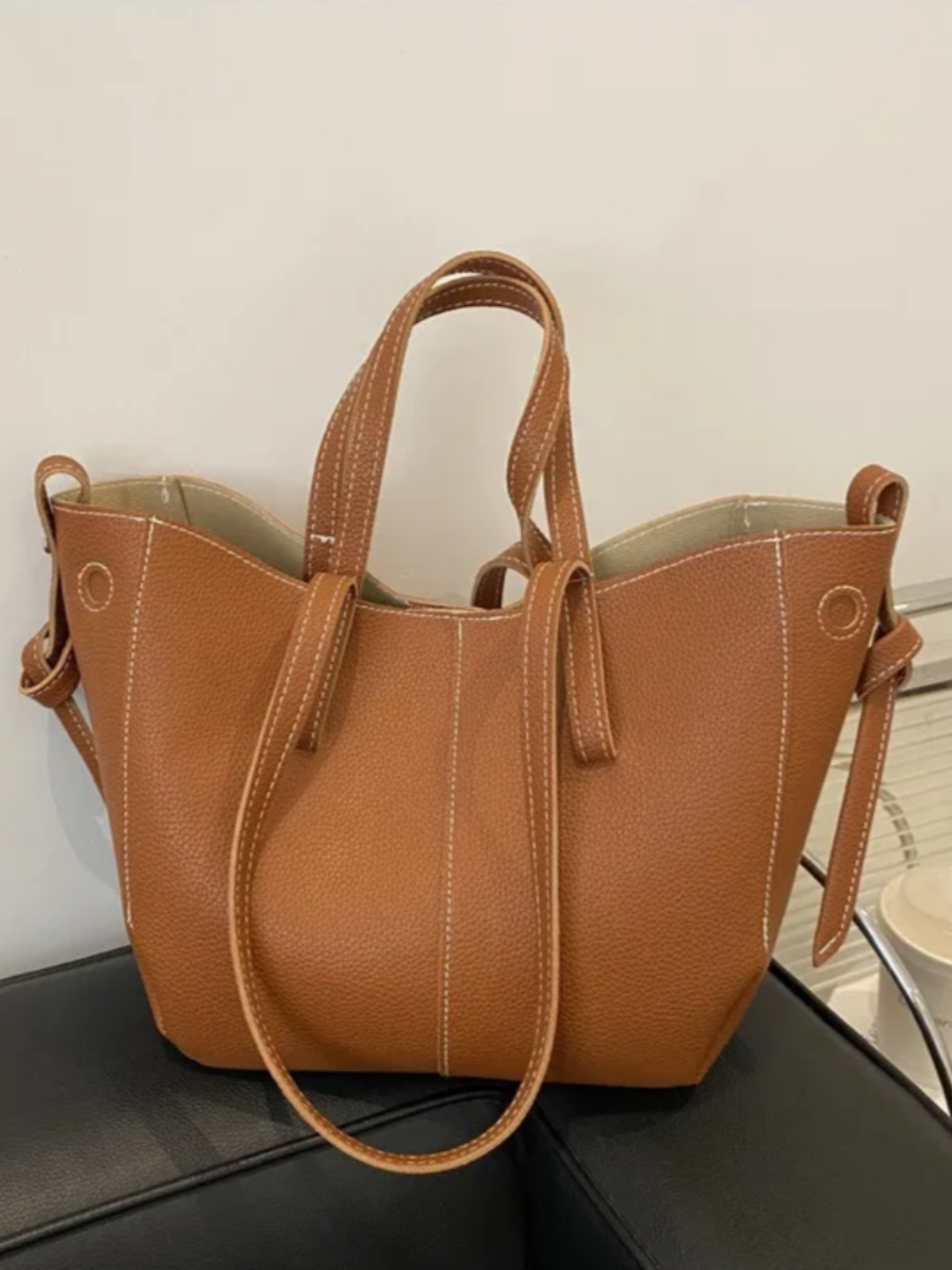 Сумка шоппер , коричневый — фото 1