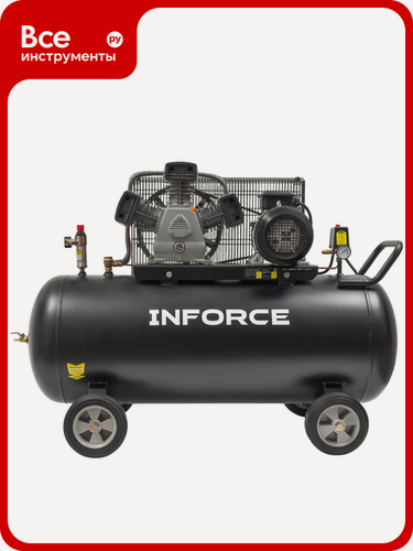 Изображение товара Ременной компрессор (200 л; 10 бар; 580 л/мин) Inforce BCX-200L-3P