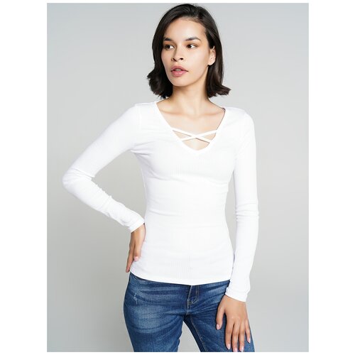 фото Футболка с длин.рукавом твое 75185 размер xl, белый, women