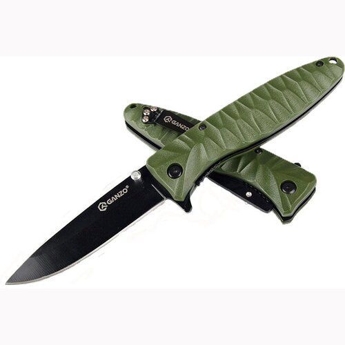 Нож Ganzo G620 зеленый, G620g-1 нож складной туристический ganzo g620b 1 черный