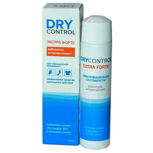 DryControl Антиперспирант Extra Forte, дабоматик, аэрозоль, 50 мл, 50 г