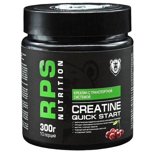 rps nutrition creatine 300 гр Creatine QUICK START RPS Nutrition . Банка 300 гр. Вкус: Вишня