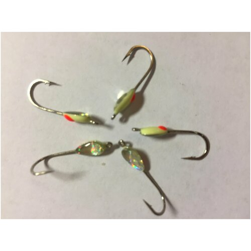 Мормышка корюшиная SMELT MORMISHKA SHARK EM002022 размер 6,5, крючок 10, 5шт.